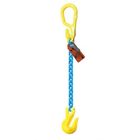 Sngl Leg 7/32 In Adjstbl Chain Slng MG1-GG, 5ft L, 3300lb WLL